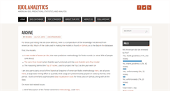 Desktop Screenshot of idolanalytics.com